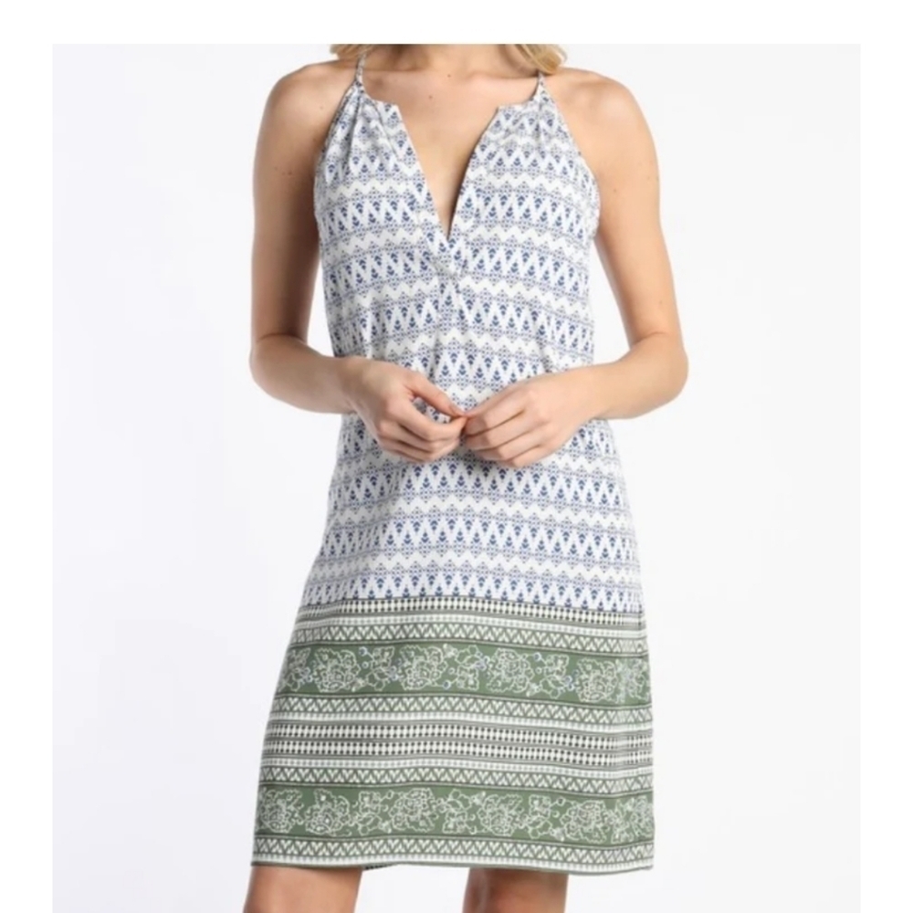 2 for $20 Skies Are Blue Sheath Dress Blue & Green Lightweight Size S
